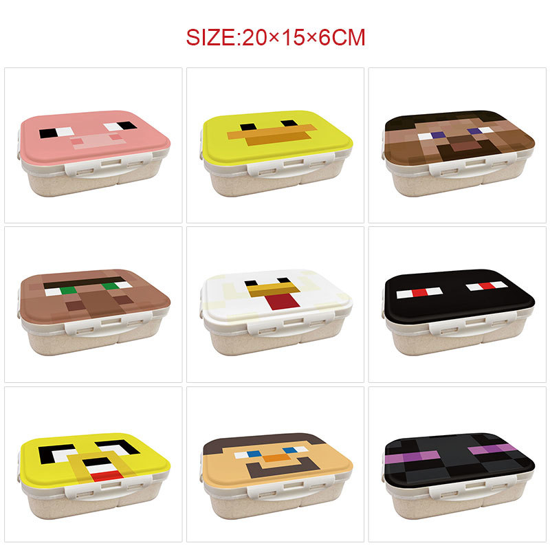 Women Accessories Box - Minecrafted 3-delige geïsoleerde lunchbox in Japanse