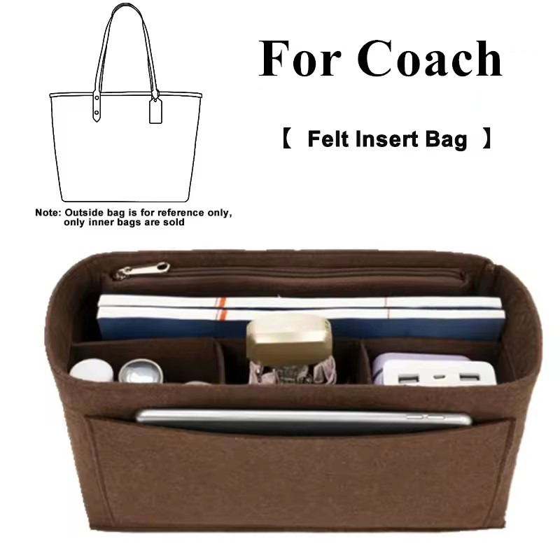 Women'S Accessories Coach - Tasorganizer Viltvoering Zakaccessoire voor Coach-handtas Duurzame