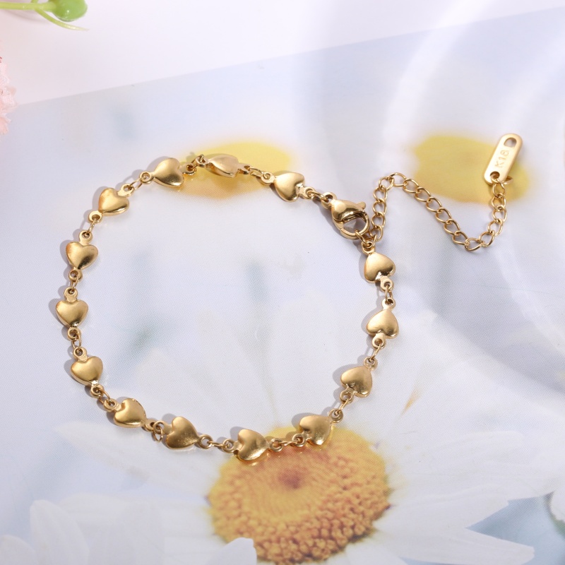 Women'S Affordable Accessories - 1-delige roestvrijstalen armband met 18K gouden