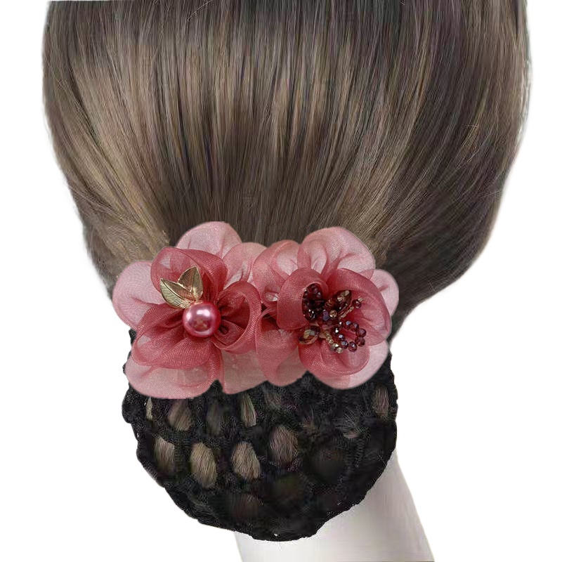 Women'S Work Accessories - Haaraccessoire: bloemenhaarnet, professionele haarspeld voor vrouwen,