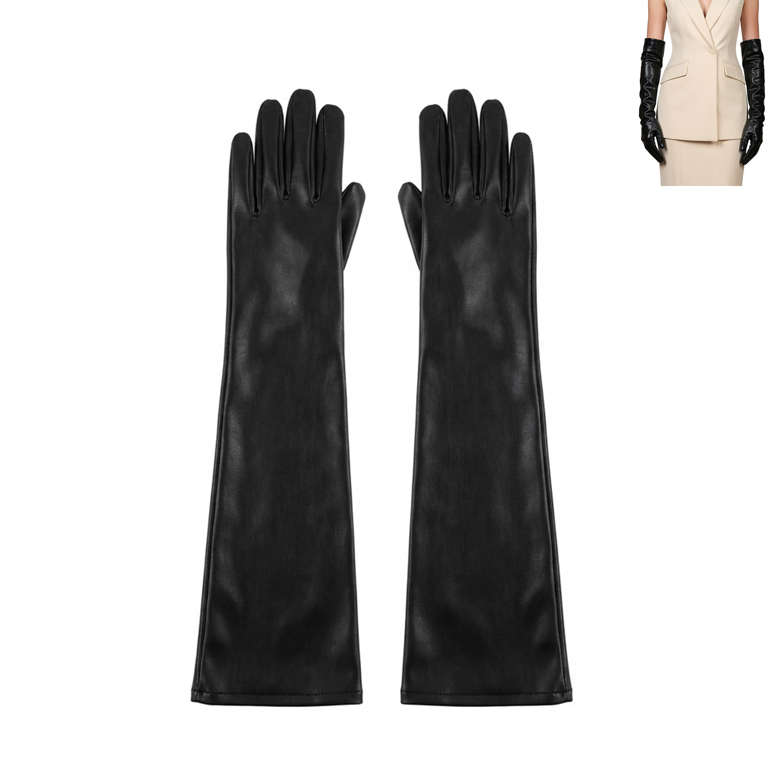 Lange handschoenen zonder ving - Women'S Accessories For Formal Wear recensie en prijs