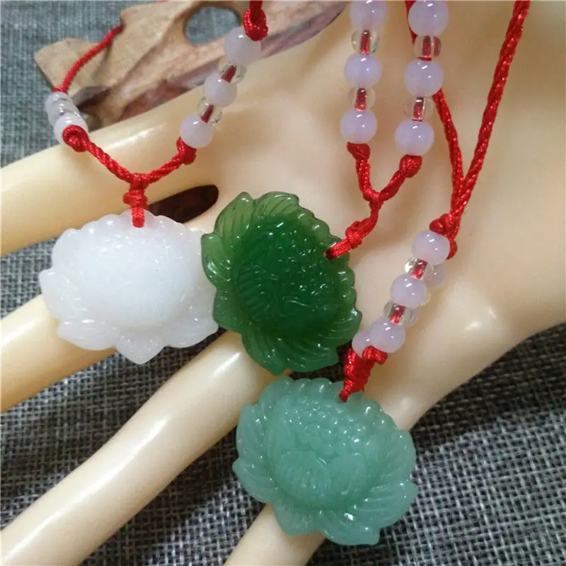 Natuurlijke groene jade lotus  - Women Accessories Trendy recensie en prijs