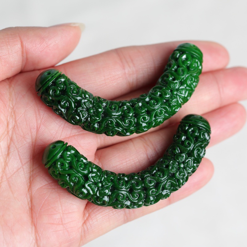 1pc Natuurlijke A Groene Jade  - Women Accessories Trendy recensie en prijs