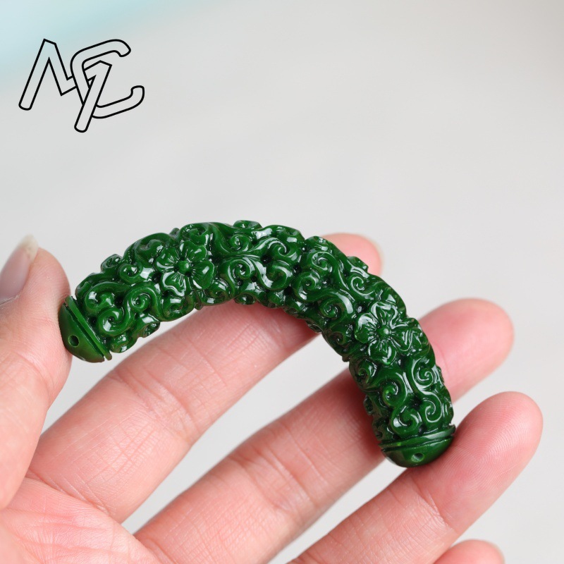 1pc Natuurlijke A Groene Jade  - Women Accessories Trendy recensie en prijs