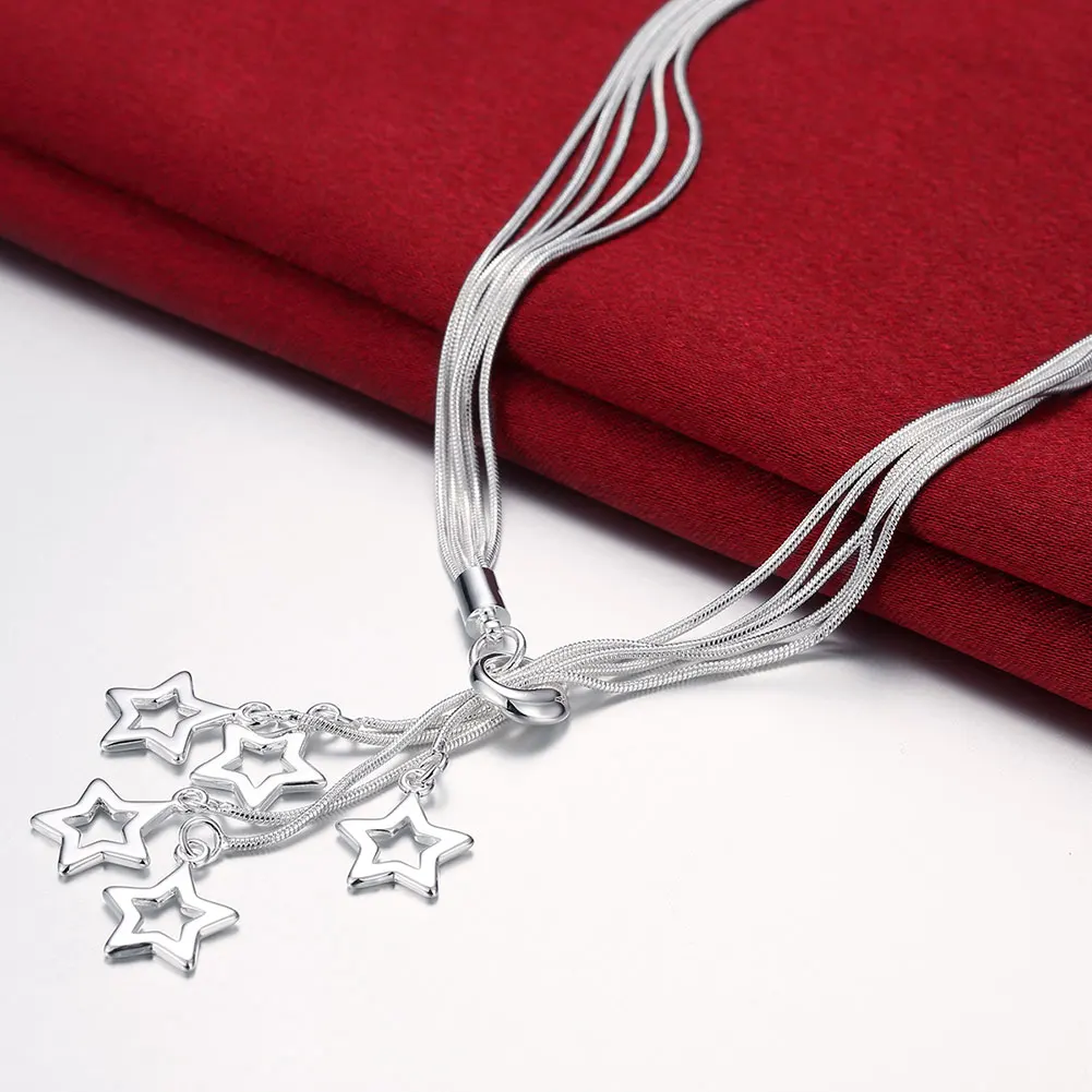 45cm Hot sale 925 Sterling zil - Women'S Accessories Jewelry Sale recensie en prijs